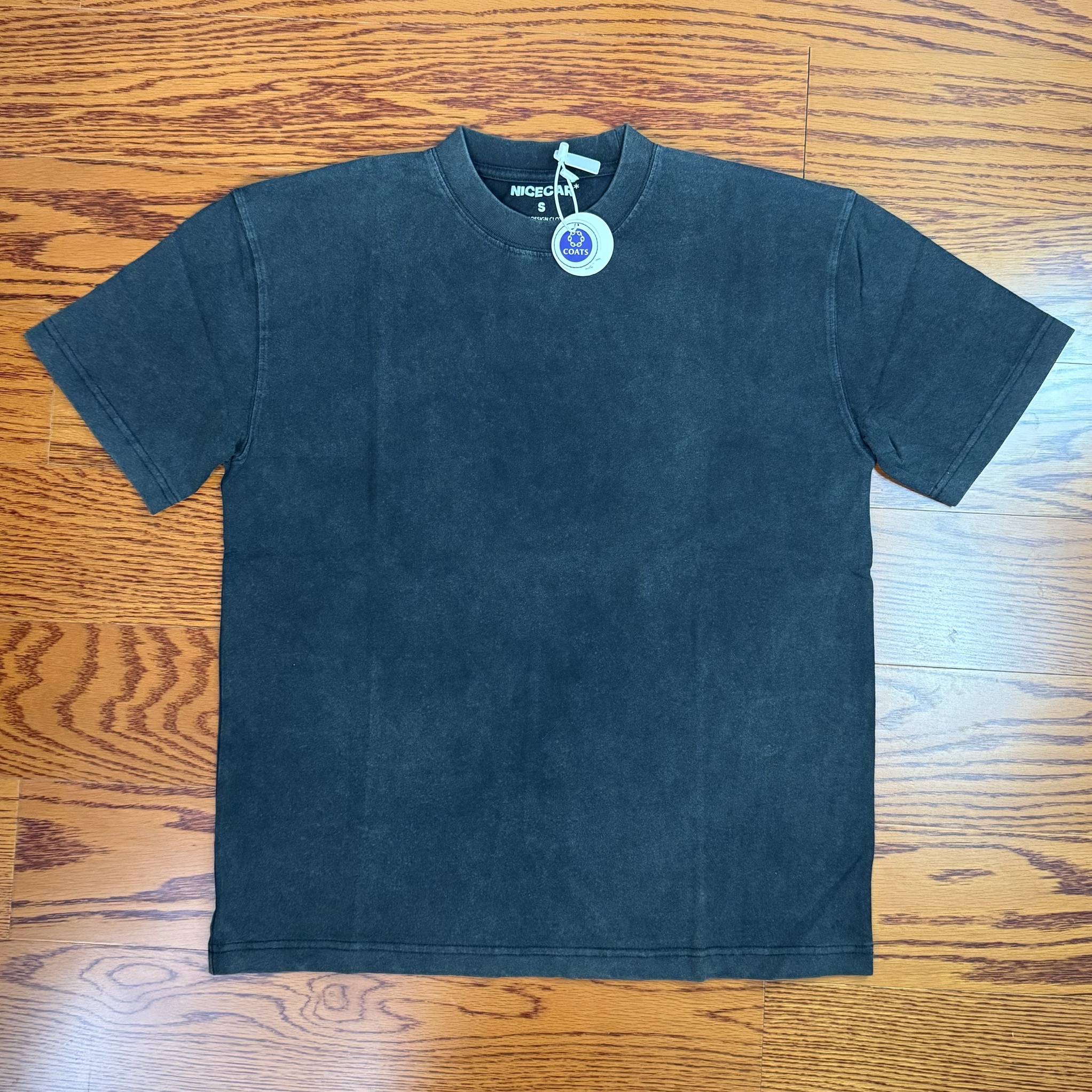 Montamo 春夏轻薄做旧阿苏特染色水洗基础百搭纯棉短袖255GSM