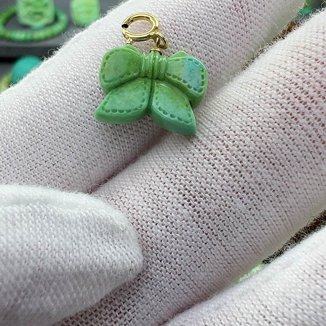 绿松石菜籽黄绿松石Z未镶嵌