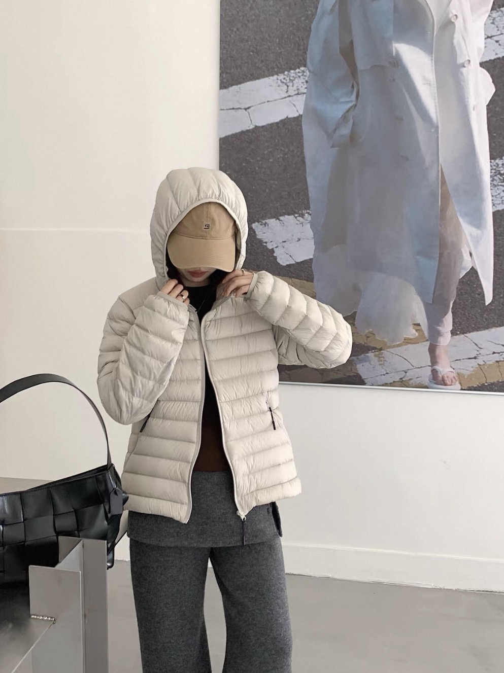 【银子精选】韩系百搭轻薄羽绒服连帽加厚