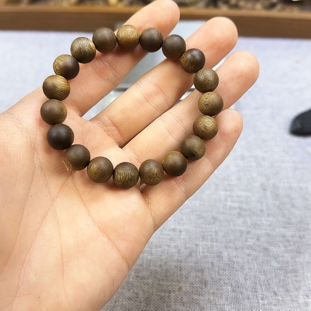 沉香香囊沉香10圆珠白棋沉水浮