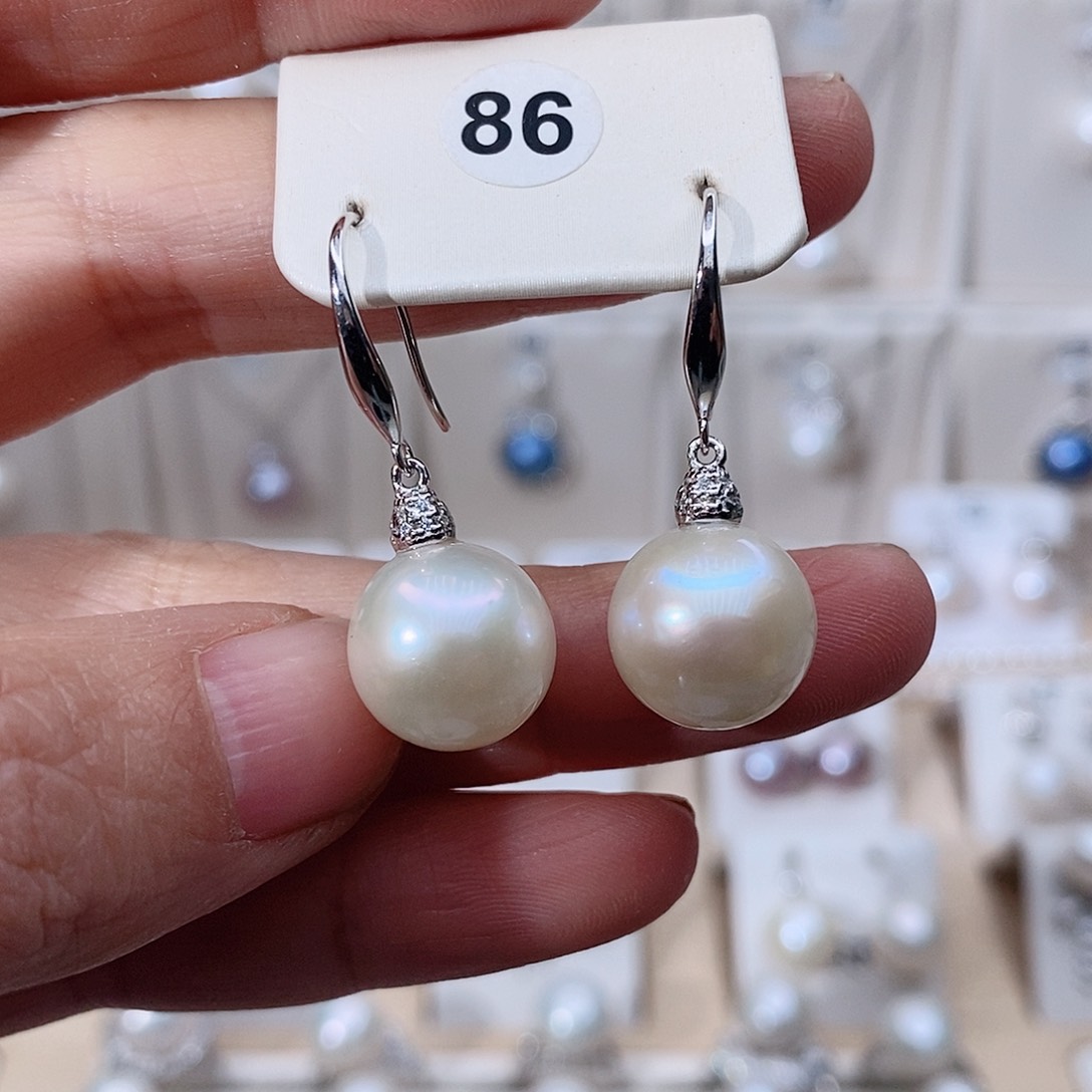 颈饰银S925镶嵌淡水珍珠