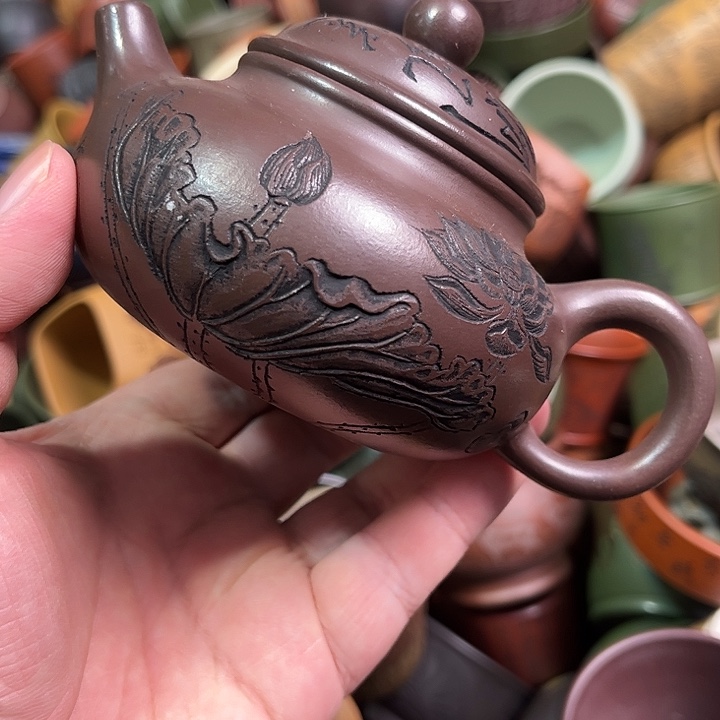 紫砂茶杯全手工紫砂主人杯
