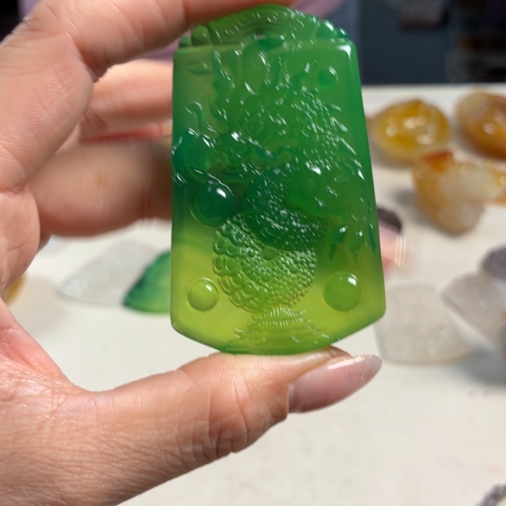 玛瑙/玉髓未镶嵌吊坠(不含链)