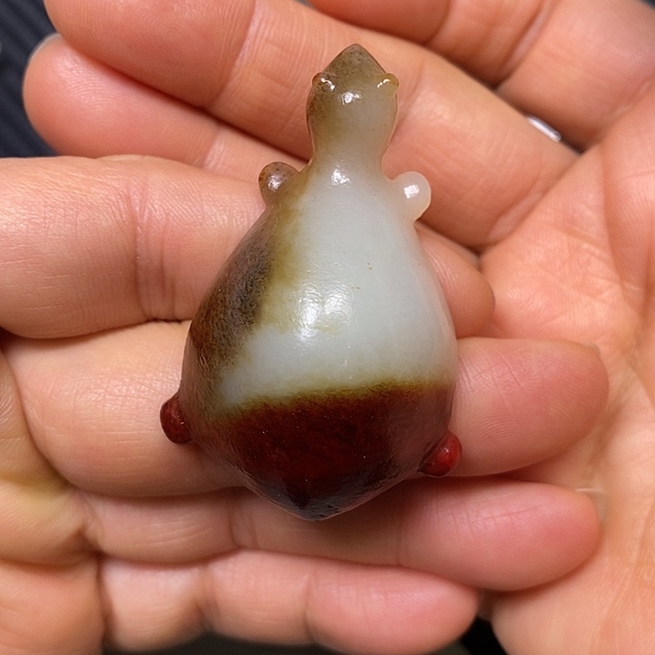 颈饰未镶嵌和田玉石*人