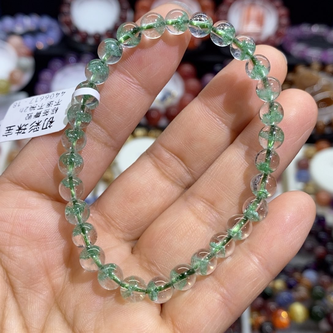 水晶手串未镶嵌翠幽灵6➕