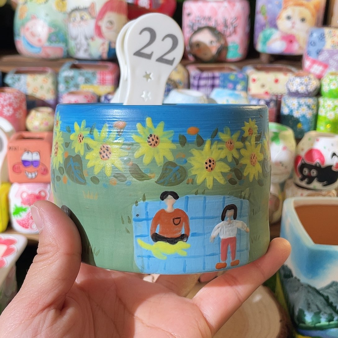 红陶22…..手工手绘