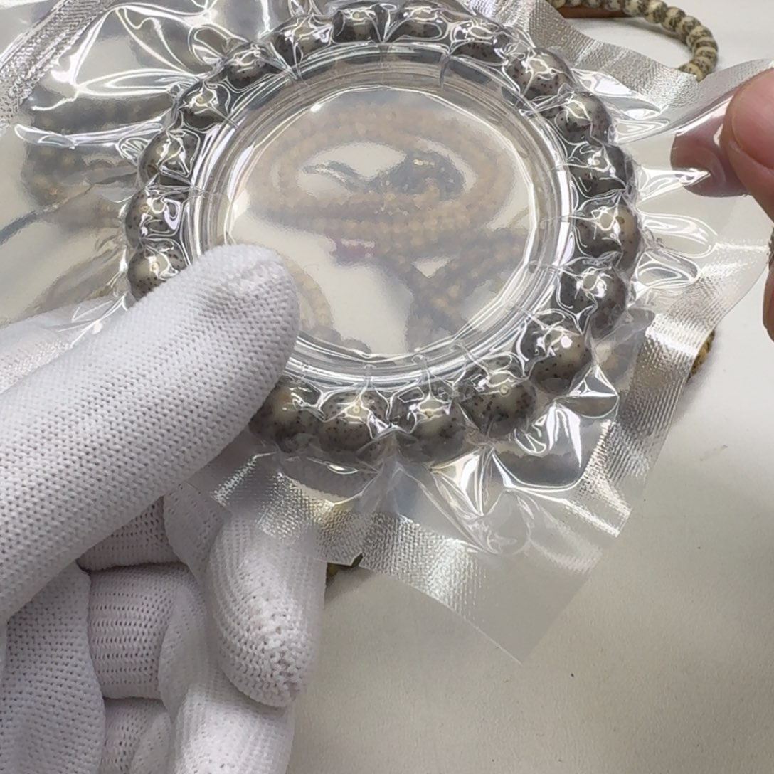 星月菩提手串4尊宠青瓷月留白针尖星11左右桶单圈