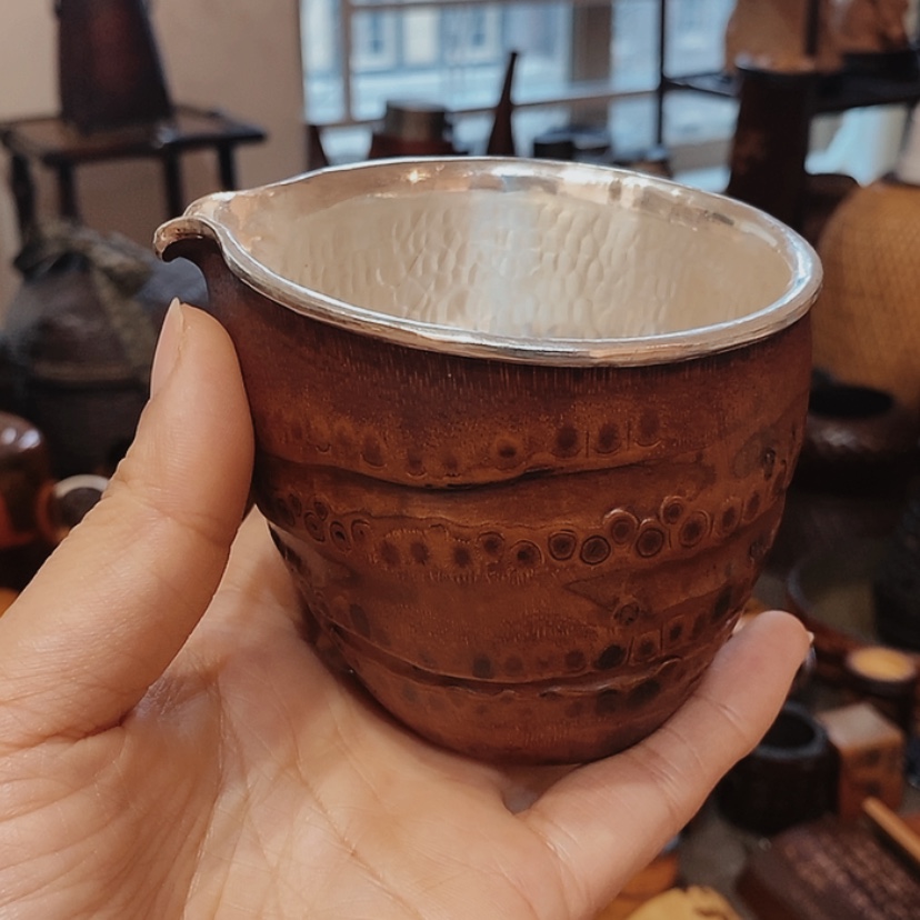 【闪购商品】卢****饭老竹根公道杯