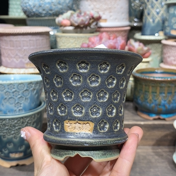 七里烧花盆3-11-369口径8