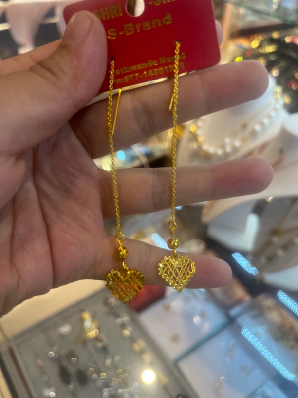 钛钢耳饰 凤尾耳线麦穗长款简约时尚百搭女款耳环