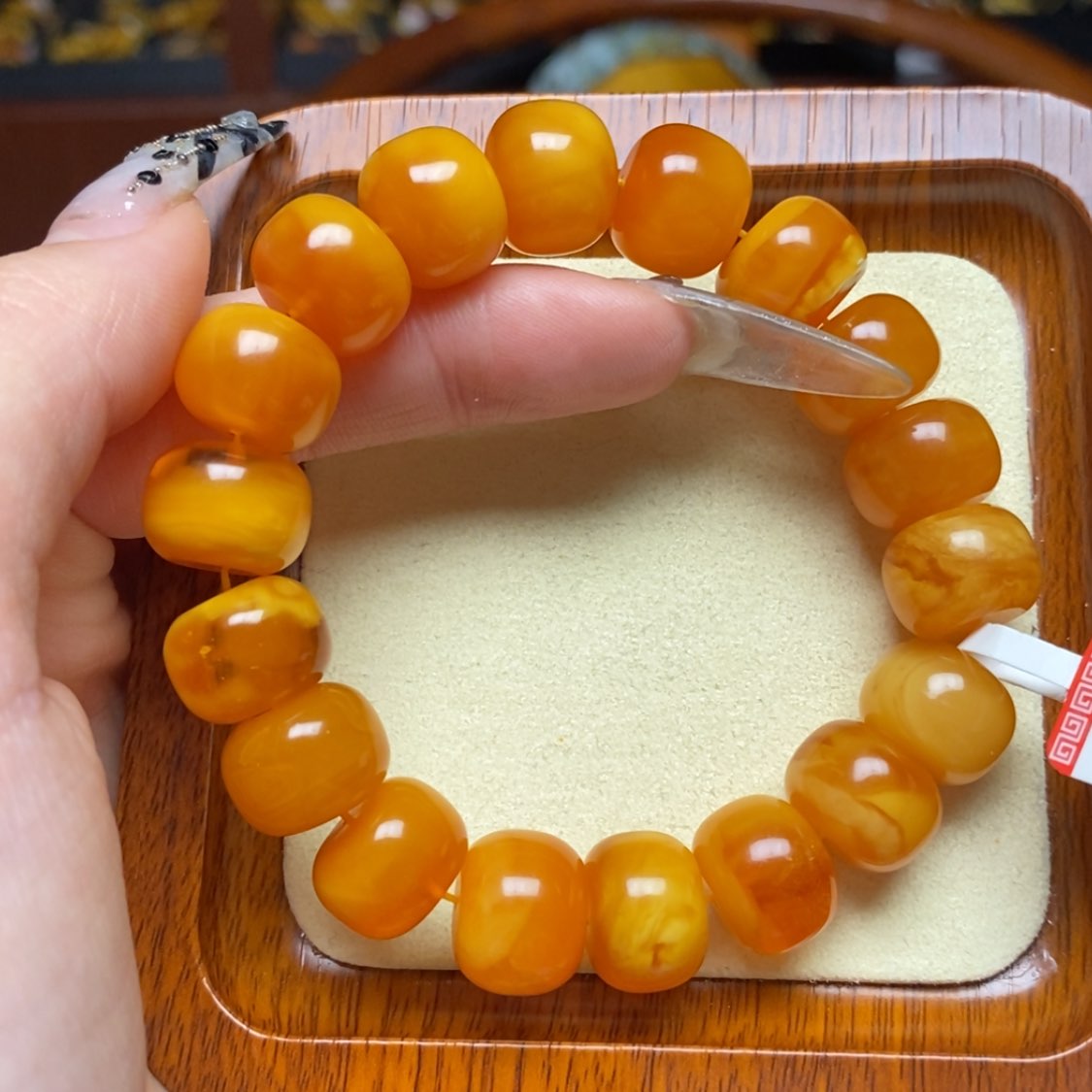 【闪购商品】蜜蜡手链未镶嵌手串
