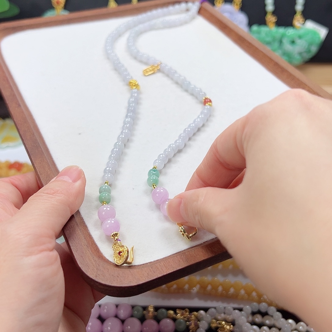 颈饰未镶嵌翡翠紫*项链