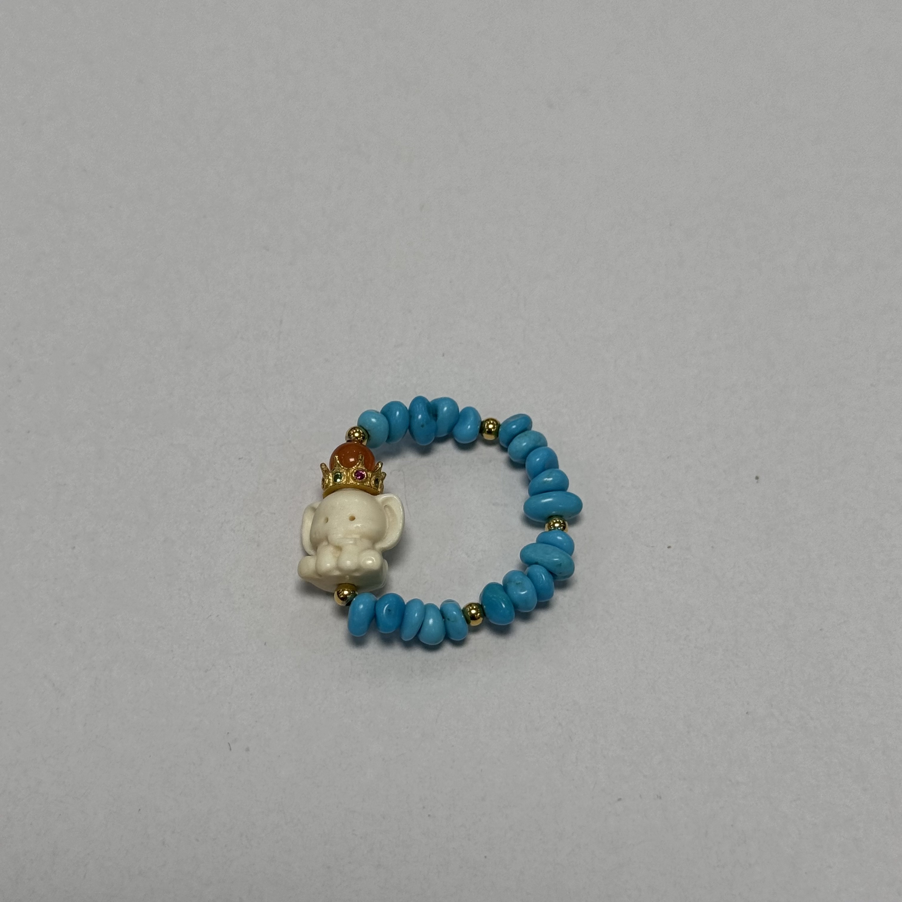 【青云珠宝】绿松石DIY戒圈-多样性发其一