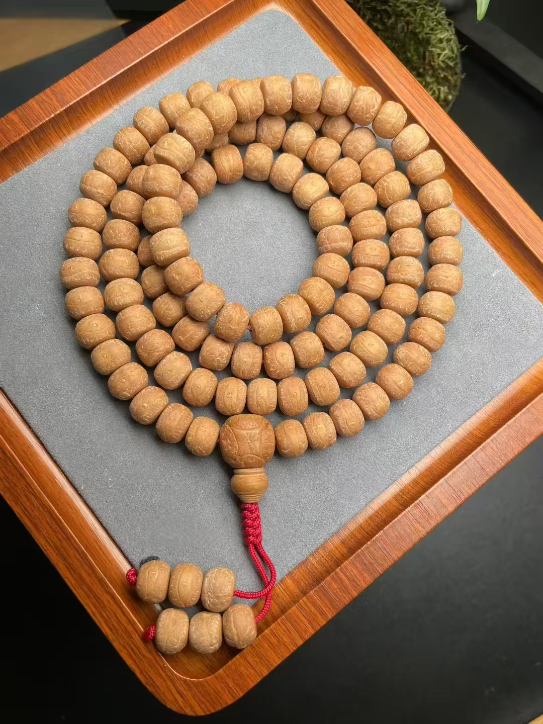尼泊尔精选凤眼菩提藏式脖挂108颗11.5mm