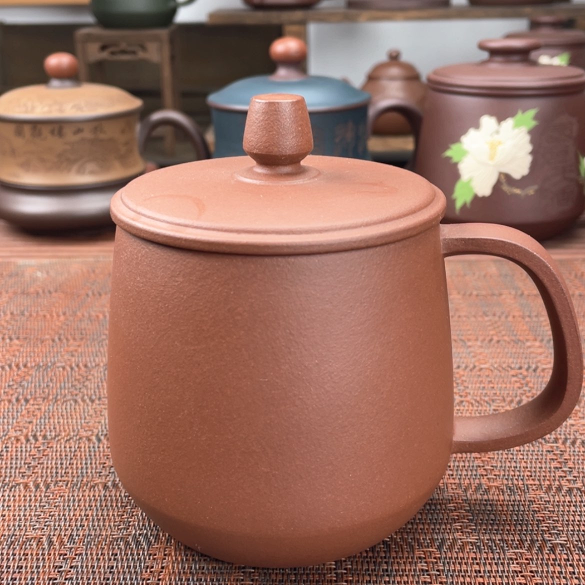 【闪购商品】紫砂茶杯宜兴原矿紫砂盖杯微瑕