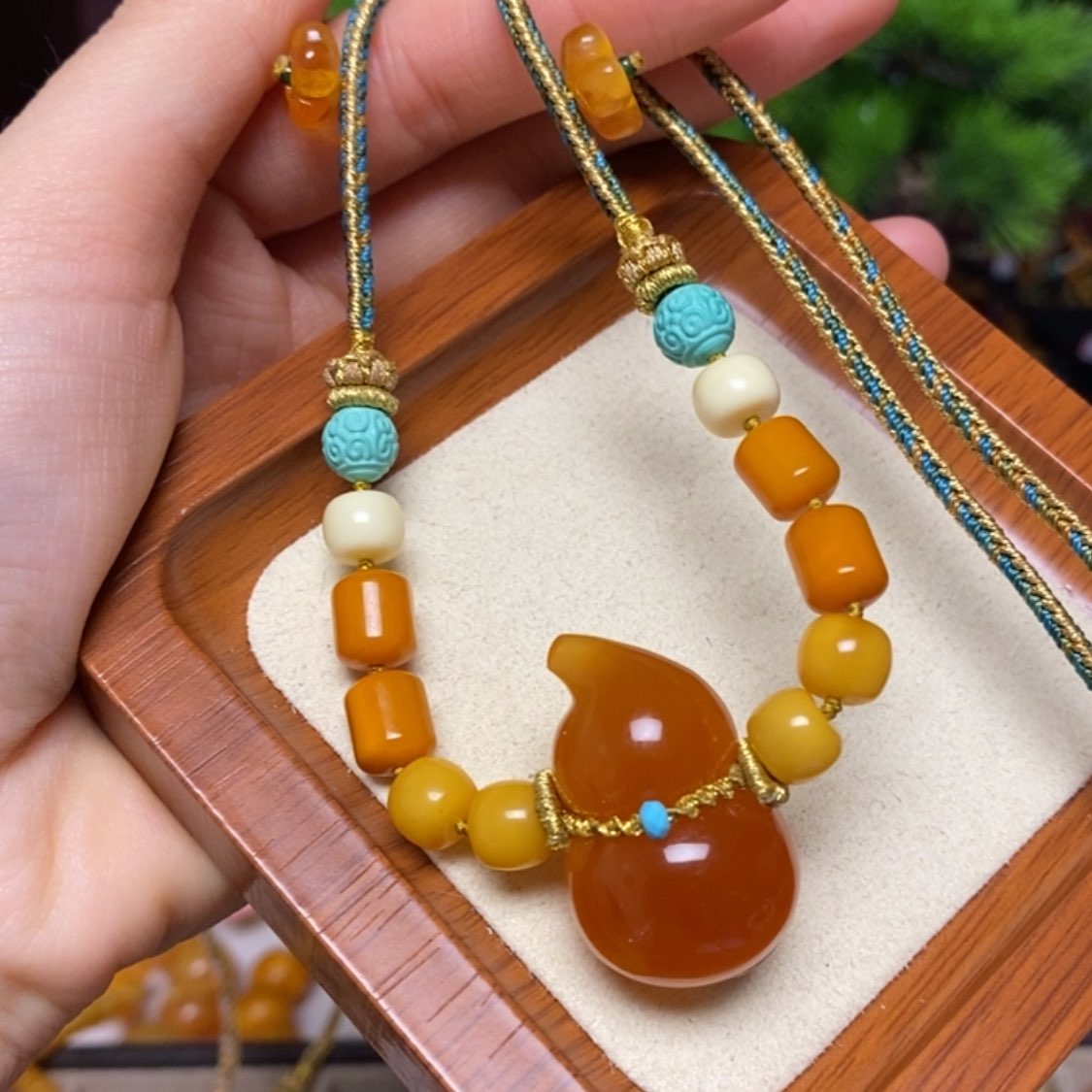 【闪购商品】蜜蜡颈饰未镶嵌项链