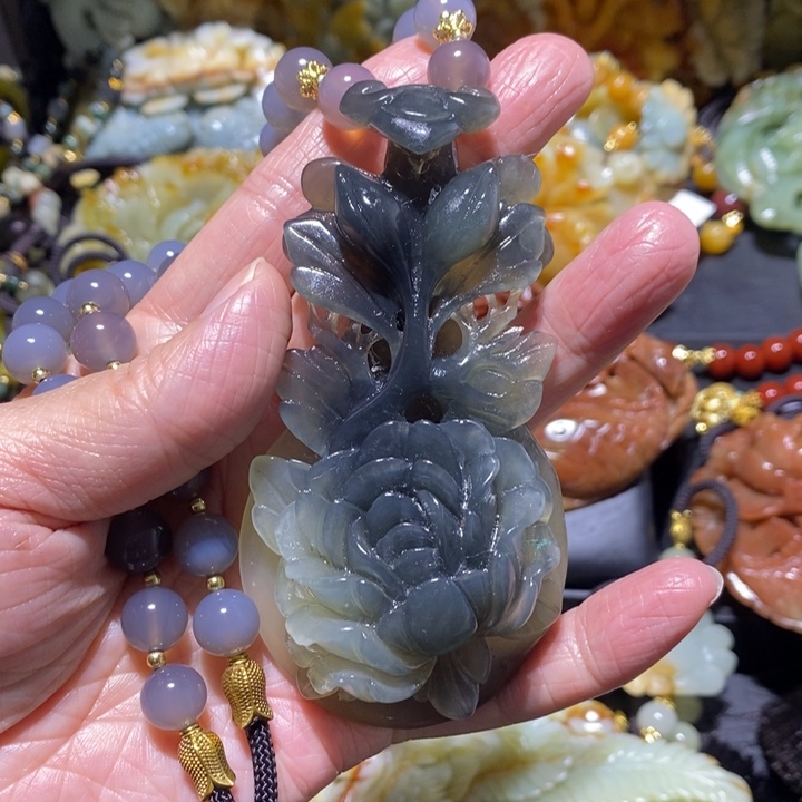 岫玉岫玉吊坠未镶嵌