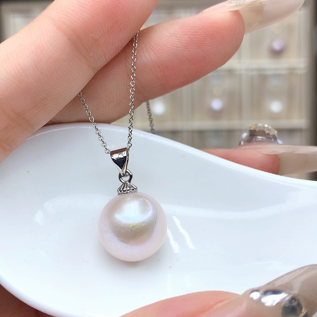 淡水珍珠未镶嵌吊坠(赠链)