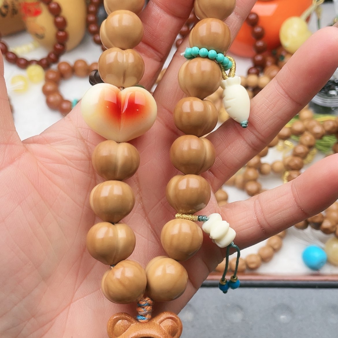 【闪购商品】手串猴头核桃扶****米猴头核桃精品屁桃子