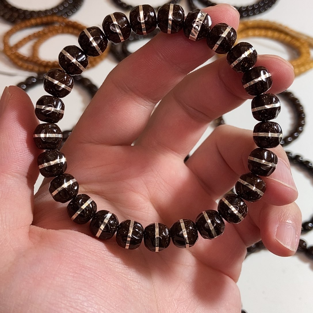 椰蒂吊坠银无相椰蒂原生态手串