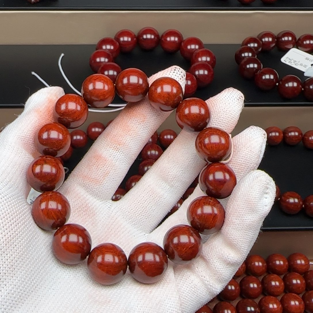 L***-小叶紫檀手串/手链原生态印度小叶紫檀1.5暴龙3档