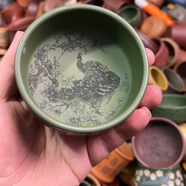 紫砂茶杯全手工紫砂主人杯