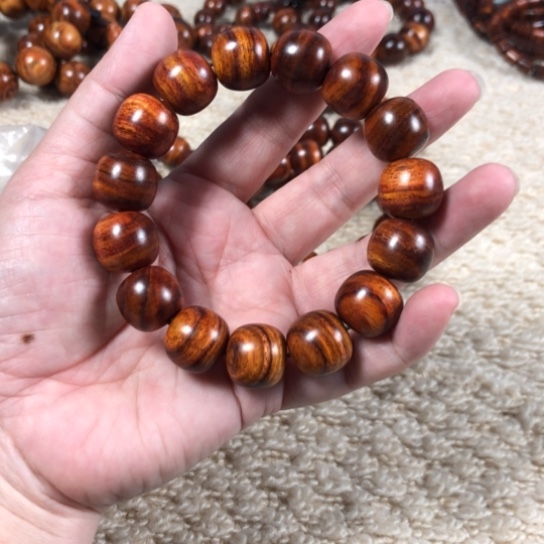 黄花梨/降香黄檀海南黄花梨15*16老型珠