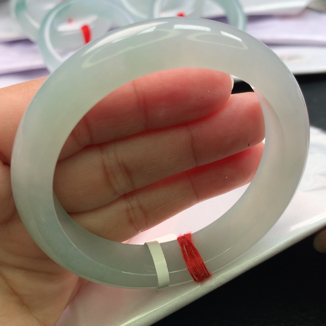 翡翠手镯未镶嵌缅甸54.55