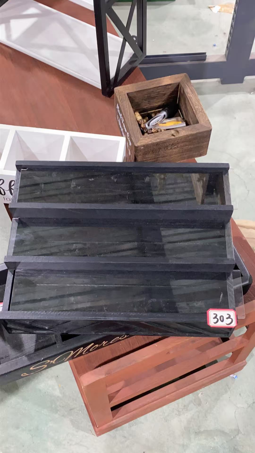 303居家好物收纳架架子收纳盘方形