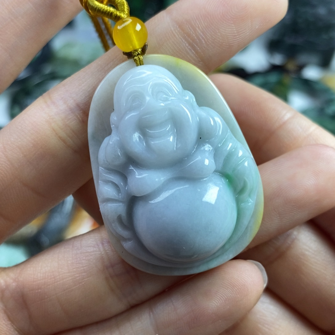 翡翠颈饰未镶嵌吊坠