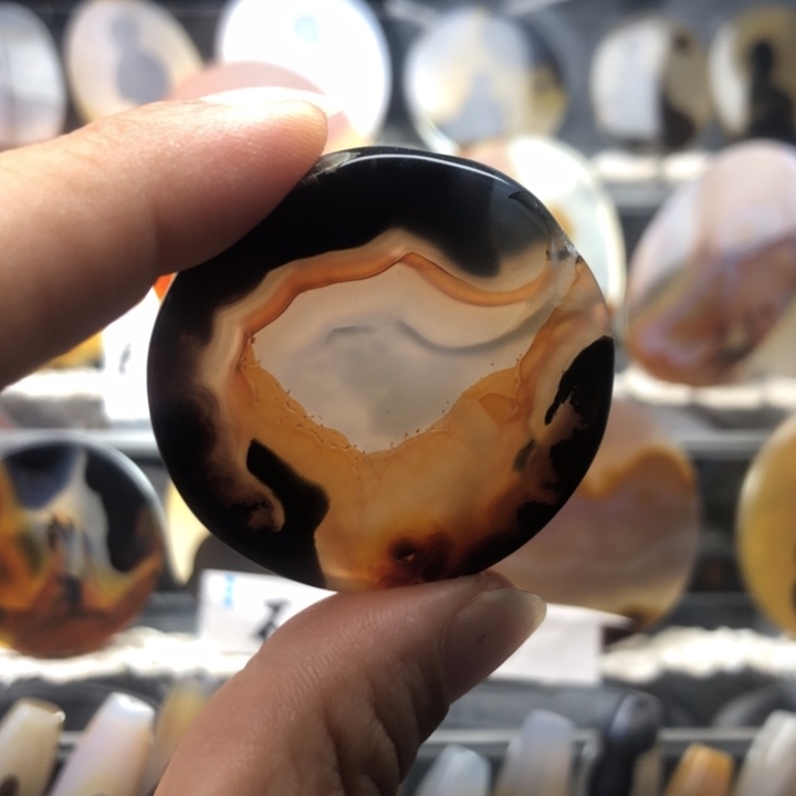 合金玛瑙/玉髓珠宝奇石067有瑕