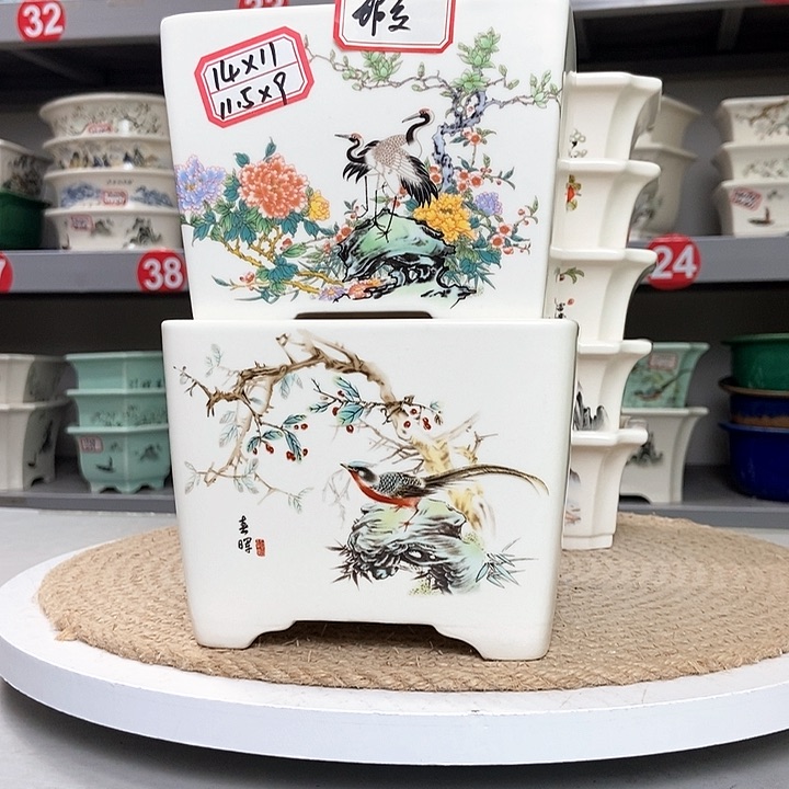 紫砂花盆紫砂花盆