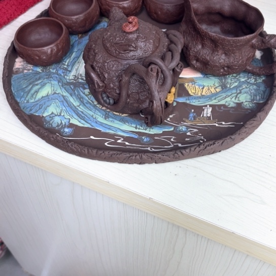 紫砂茶案老***三紫砂茶具套装特价