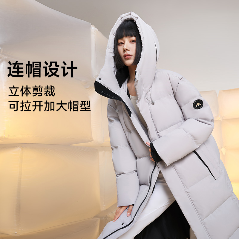 美力城冬季新款中长款情侣潮酷时尚运动立领保暖120