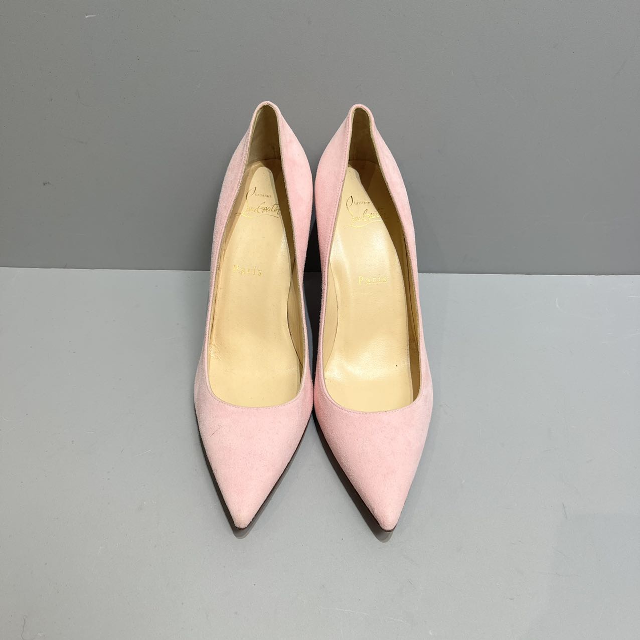 95新 Christian Louboutin/克里斯提·鲁布托 高跟鞋38.5码跟7.5