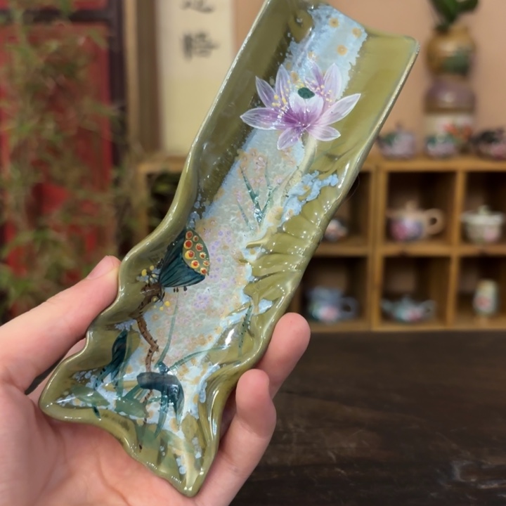 柴烧纯手工手绘陶瓷