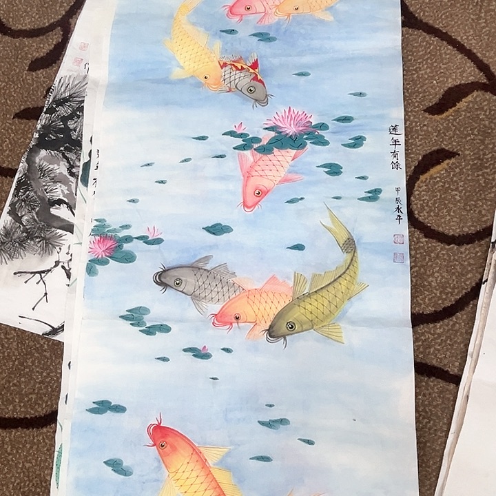 国画三尺整张赖永平