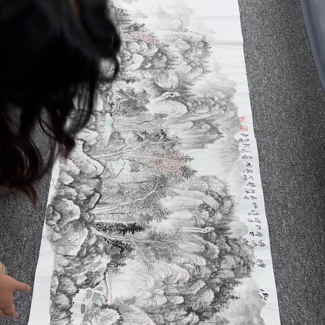 国画纯手绘字画教程分享