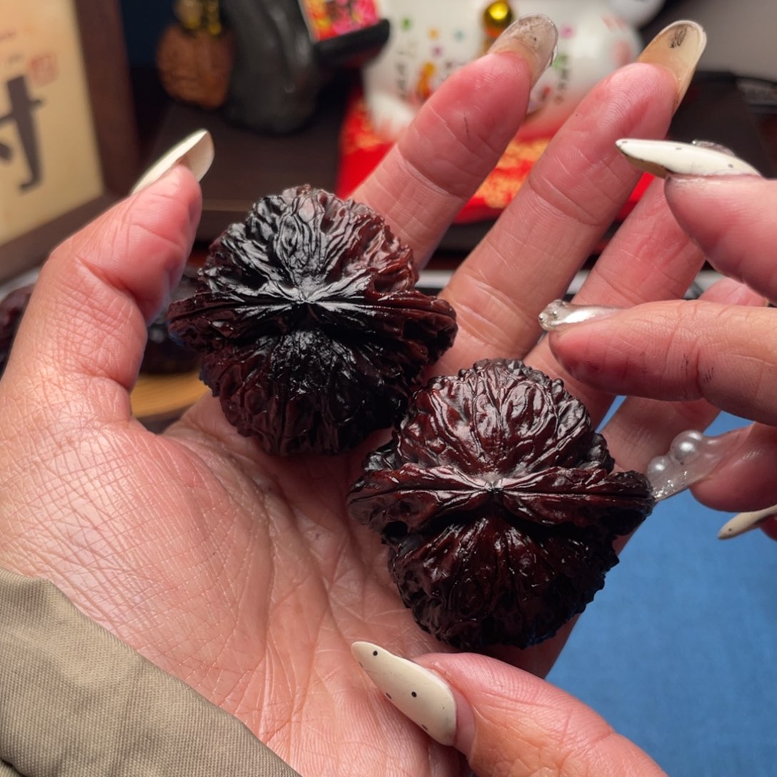 吊坠文玩核桃45球白