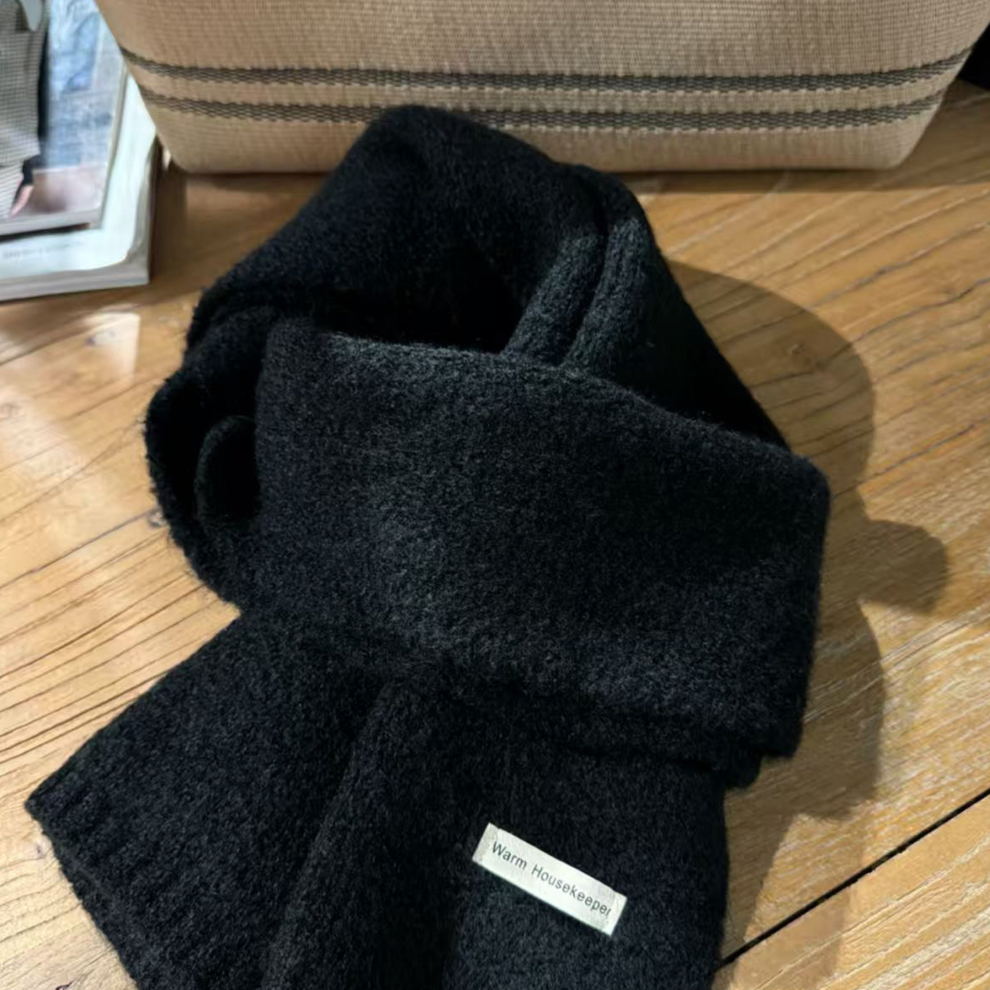 宇姐精选 5425 休闲舒适百搭时尚纯色羊毛围巾