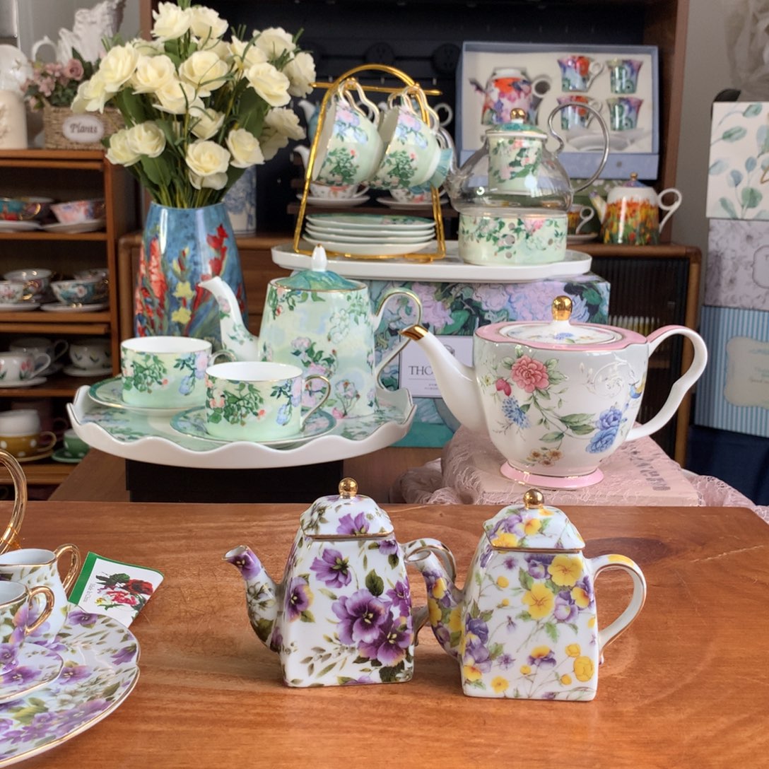 浅***明稻谷壳迷你茶壶两个（紫色+黄色）