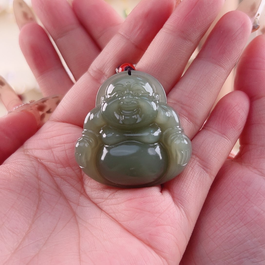 和田玉未镶嵌吊坠(不含链)?**?