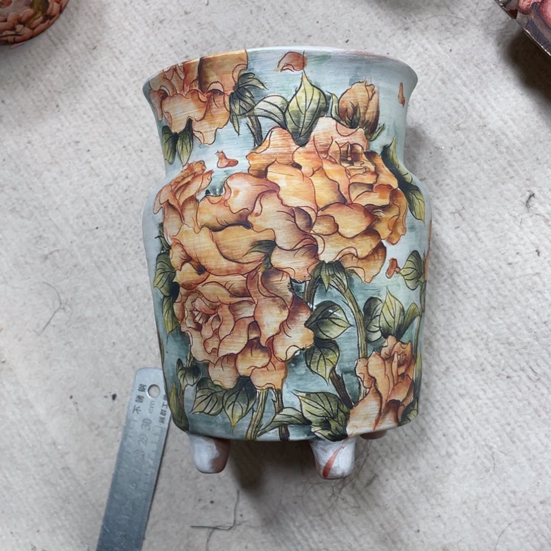 紫砂花盆维***7陶瓷多肉花盆精品