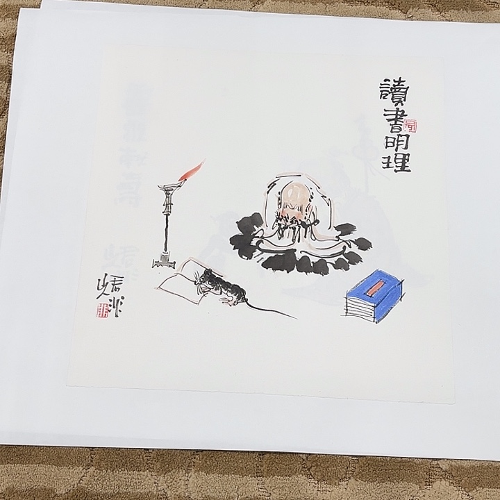 国画花鸟的翅膀和翅膀35.35