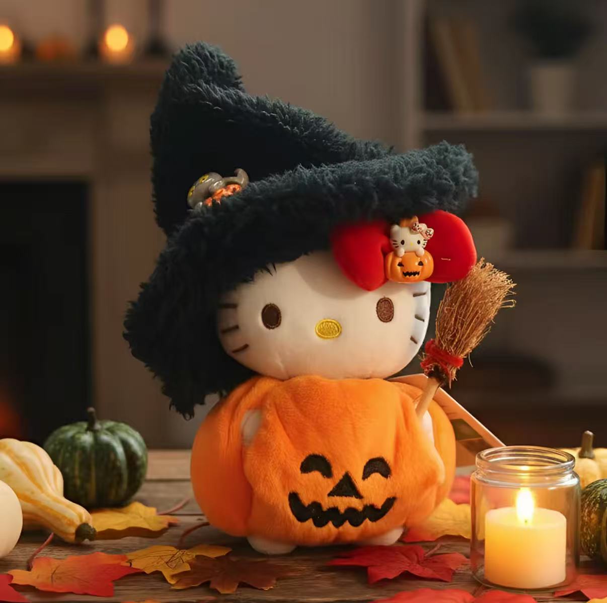 【南瓜】凯蒂猫包包圣诞节毛绒挂件2025新款手工车挂钥匙