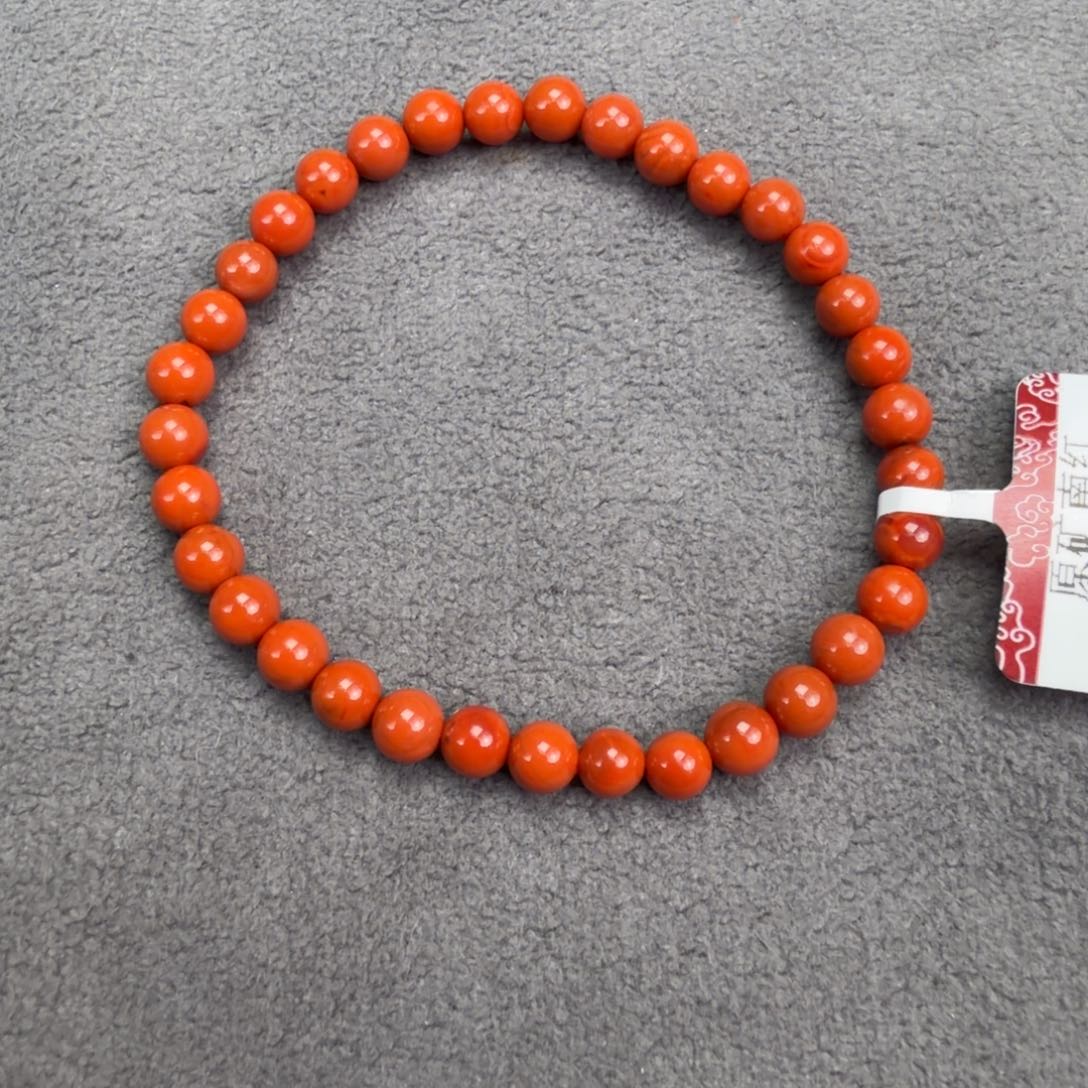 南红玛瑙未镶嵌手链