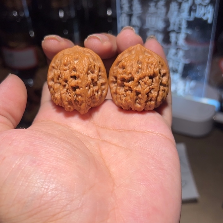 文玩核桃把件33.35.34马蹄手工打底