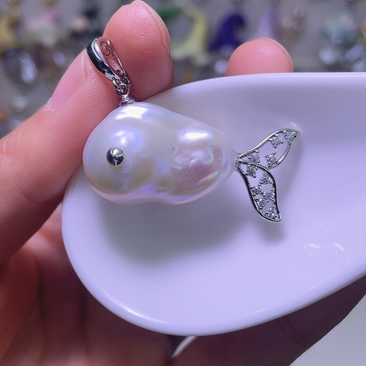 颈饰合金淡水珍珠59