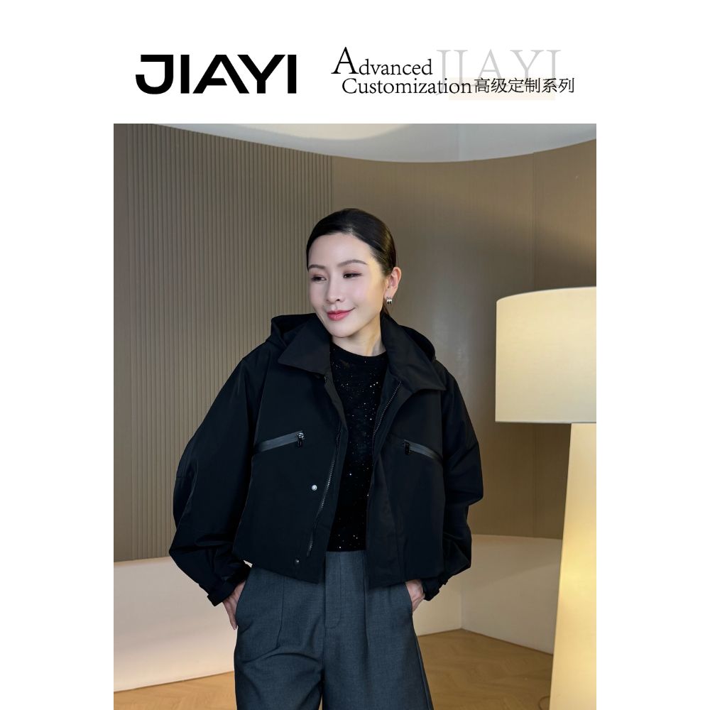 【JIAYI】冲锋衣长袖秋冬季加厚短外套户外运动 JY-S527
