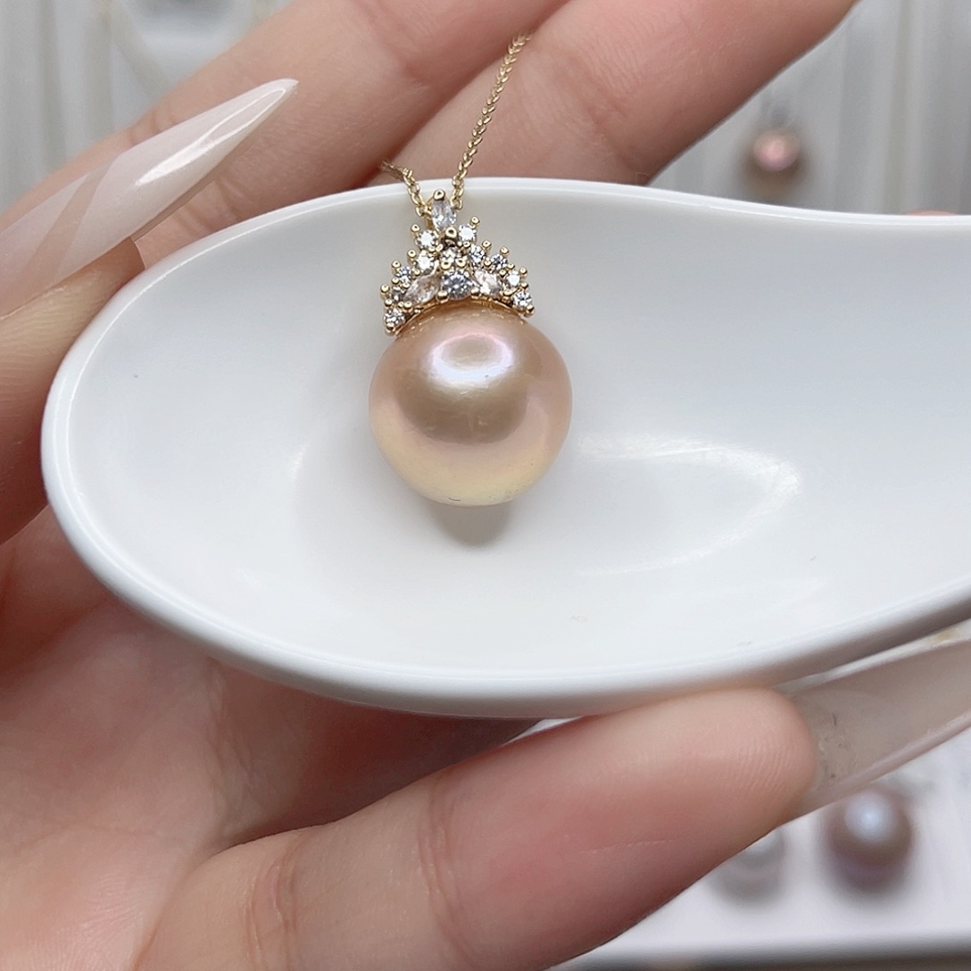 淡水珍珠未镶嵌吊坠(赠链)